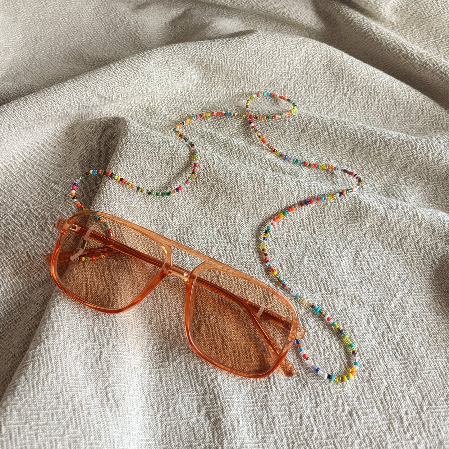 Multi Bead Glasses Chain