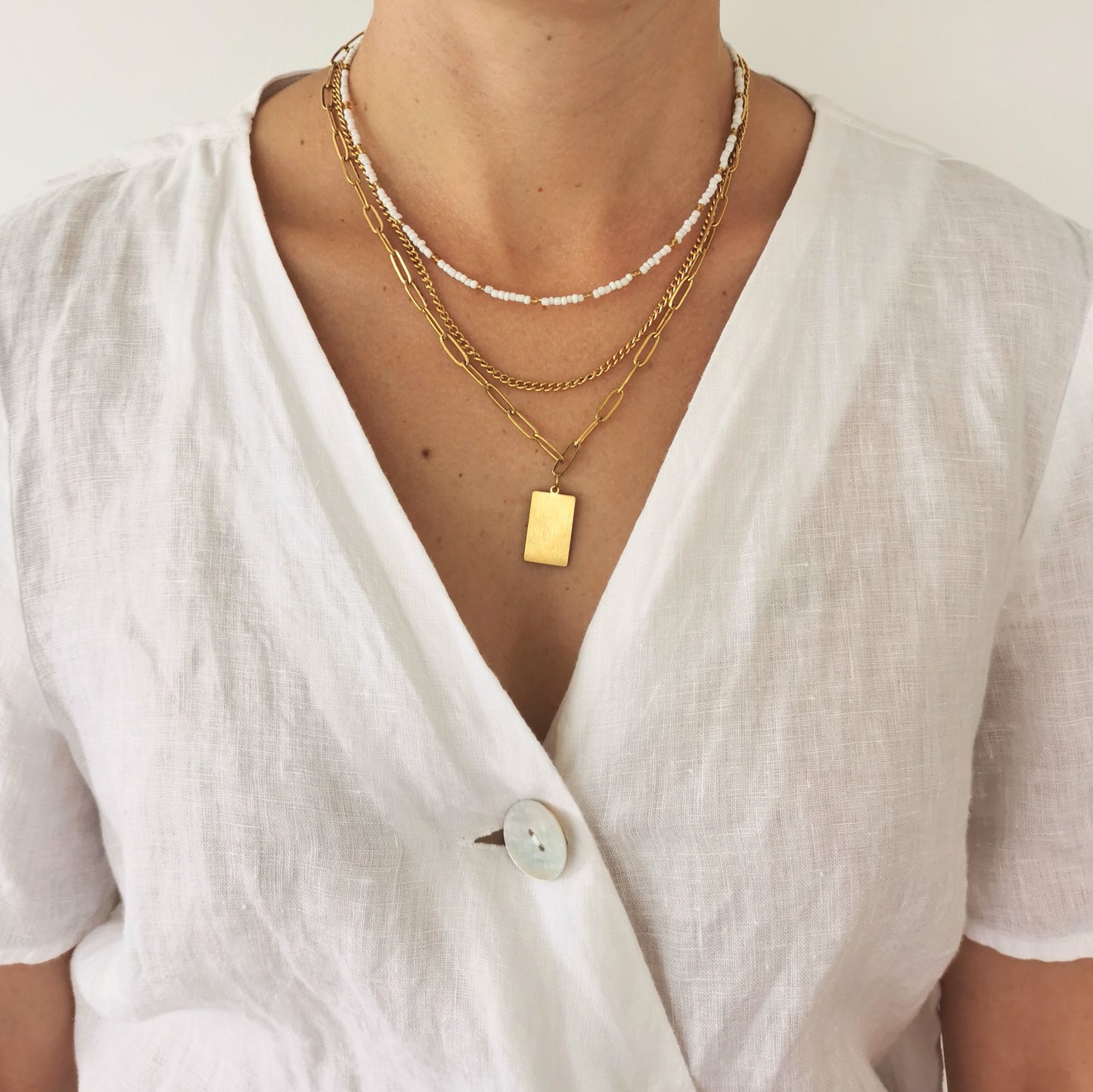 Gold Dot Necklace